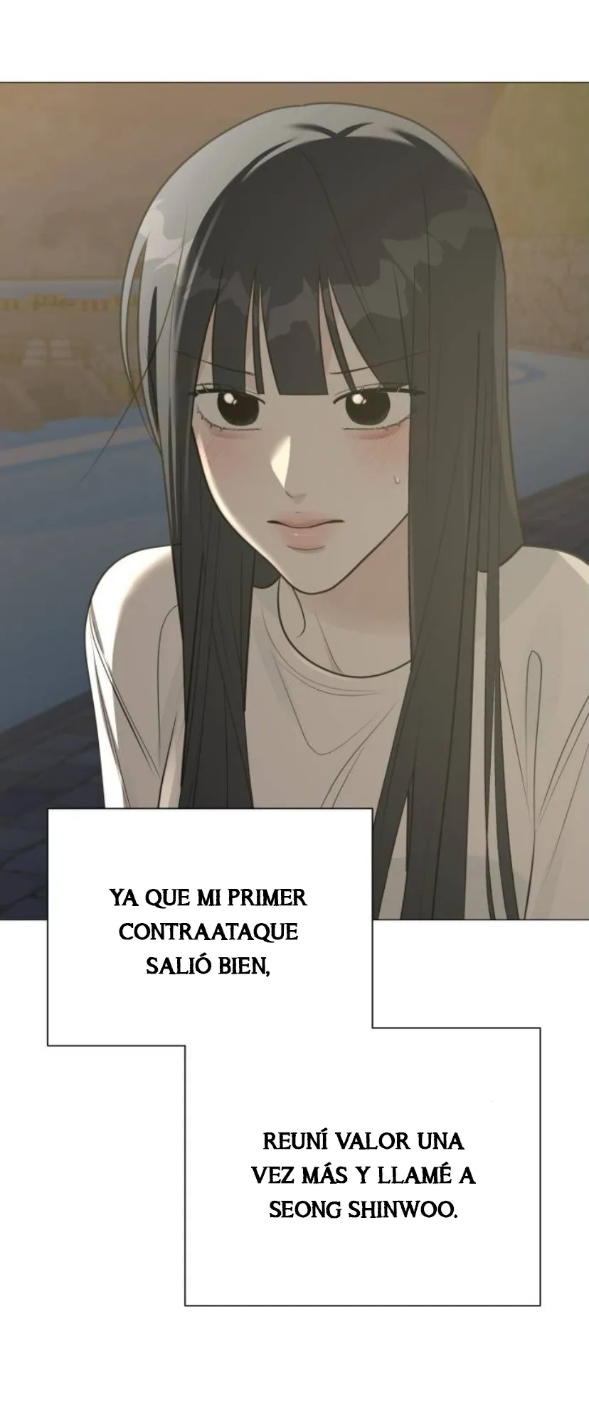 El hashtag es: El primer amor. capítulo 24, página 97