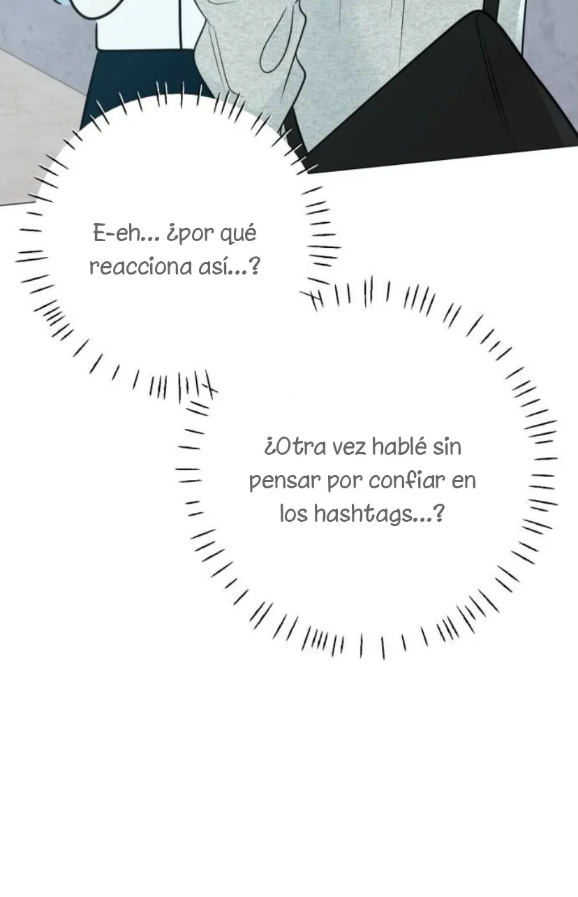 El hashtag es: El primer amor. capítulo 25, página 45