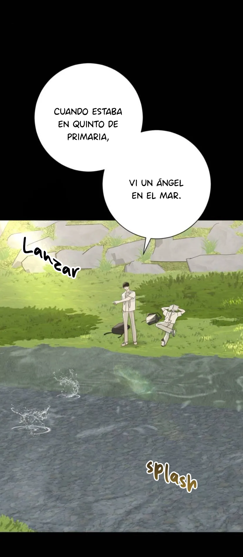 El hashtag es: El primer amor. capítulo 28, página 27