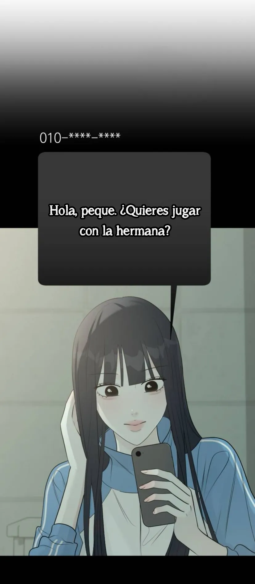 El hashtag es: El primer amor. capítulo 28, página 77