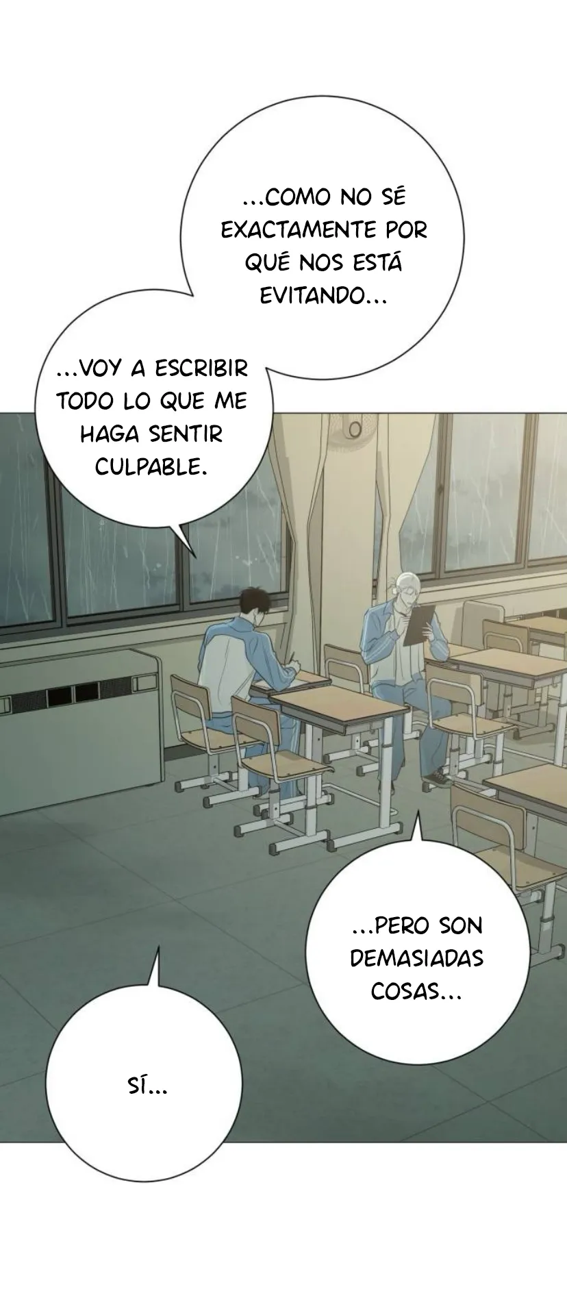 El hashtag es: El primer amor. capítulo 28, página 84