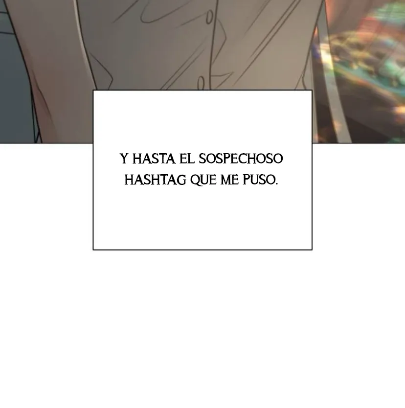 El hashtag es: El primer amor. capítulo 3, página 25