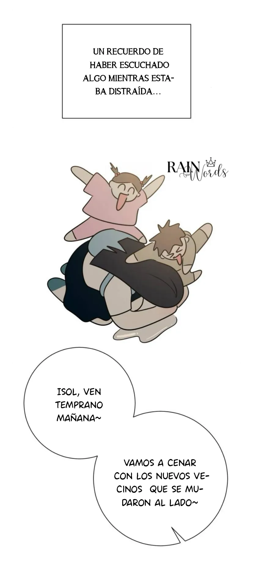 El hashtag es: El primer amor. capítulo 3, página 9