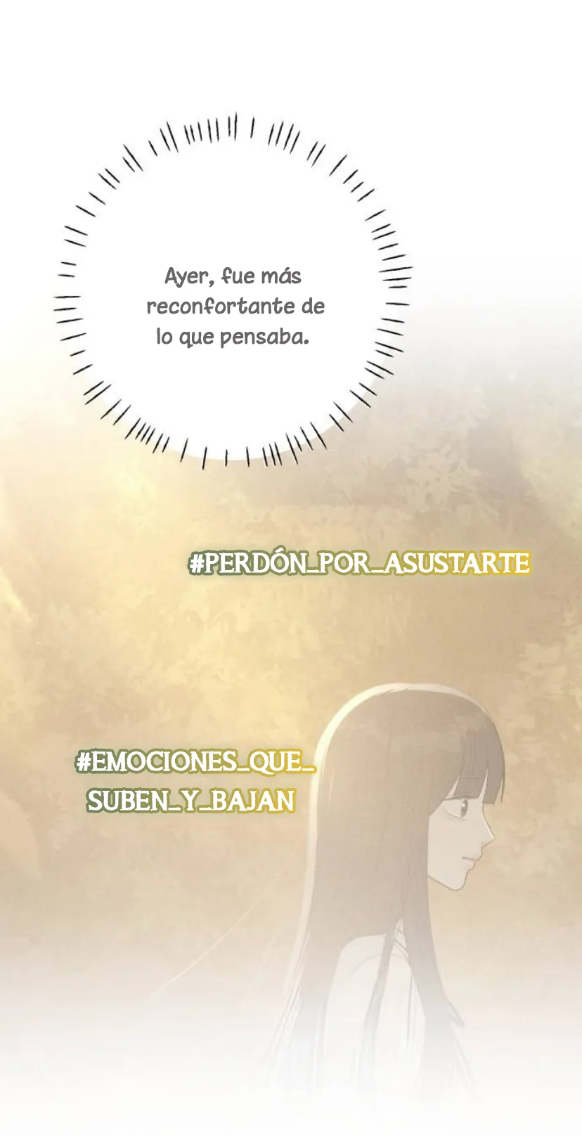 El hashtag es: El primer amor. capítulo 4, página 144
