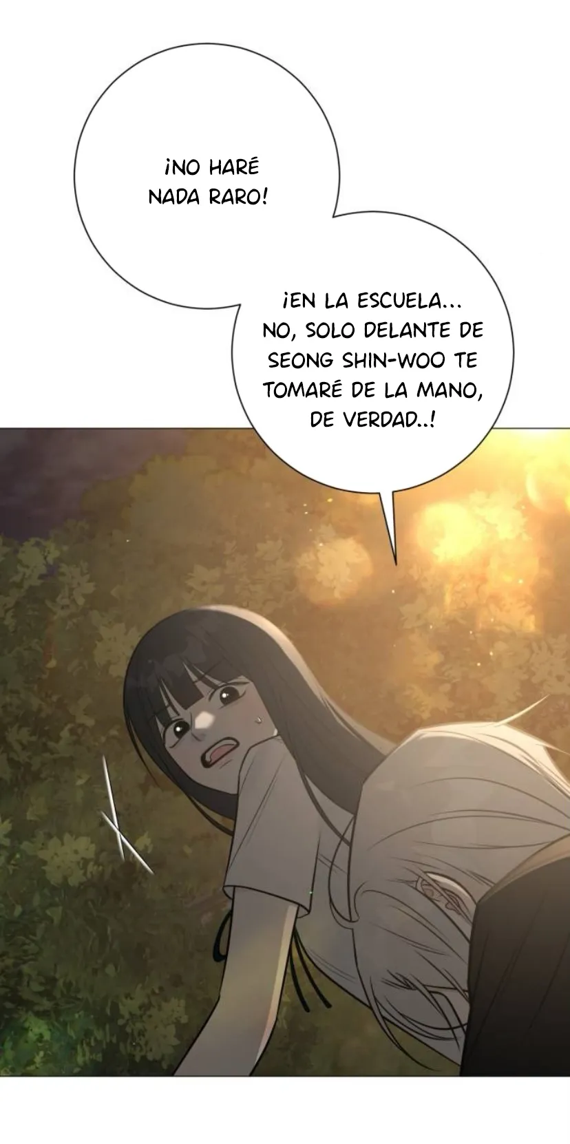 El hashtag es: El primer amor. capítulo 4, página 5