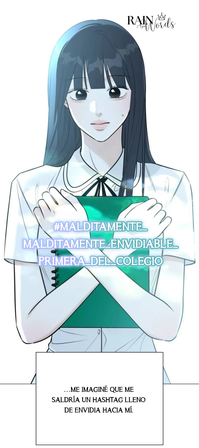 El hashtag es: El primer amor. capítulo 5, página 10