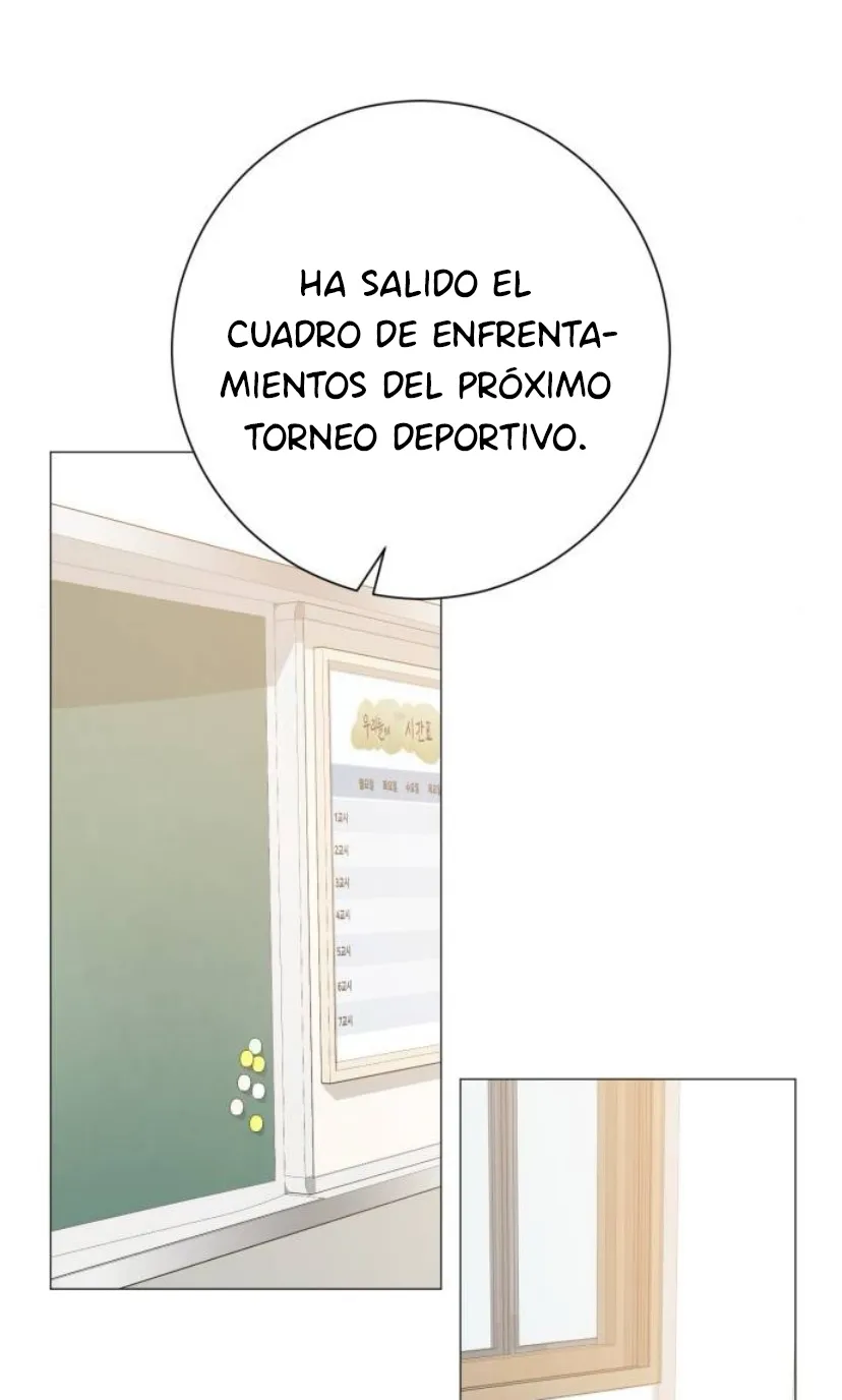 El hashtag es: El primer amor. capítulo 6, página 38