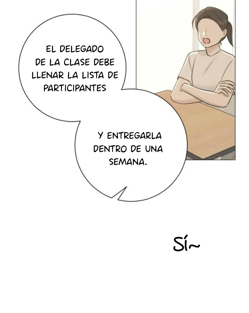 El hashtag es: El primer amor. capítulo 6, página 40