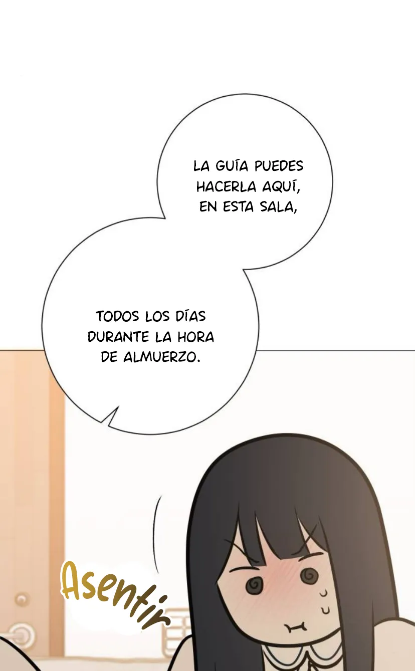 El hashtag es: El primer amor. capítulo 7, página 77
