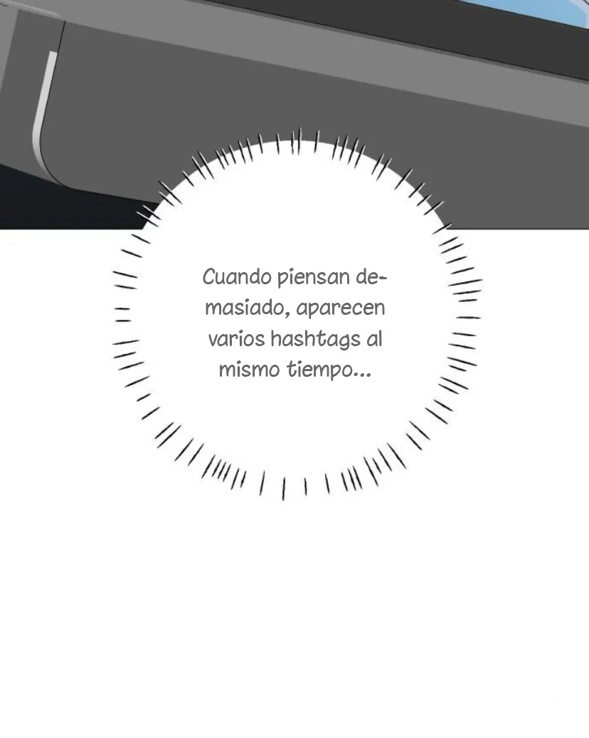 El hashtag es: El primer amor. capítulo 8, página 91