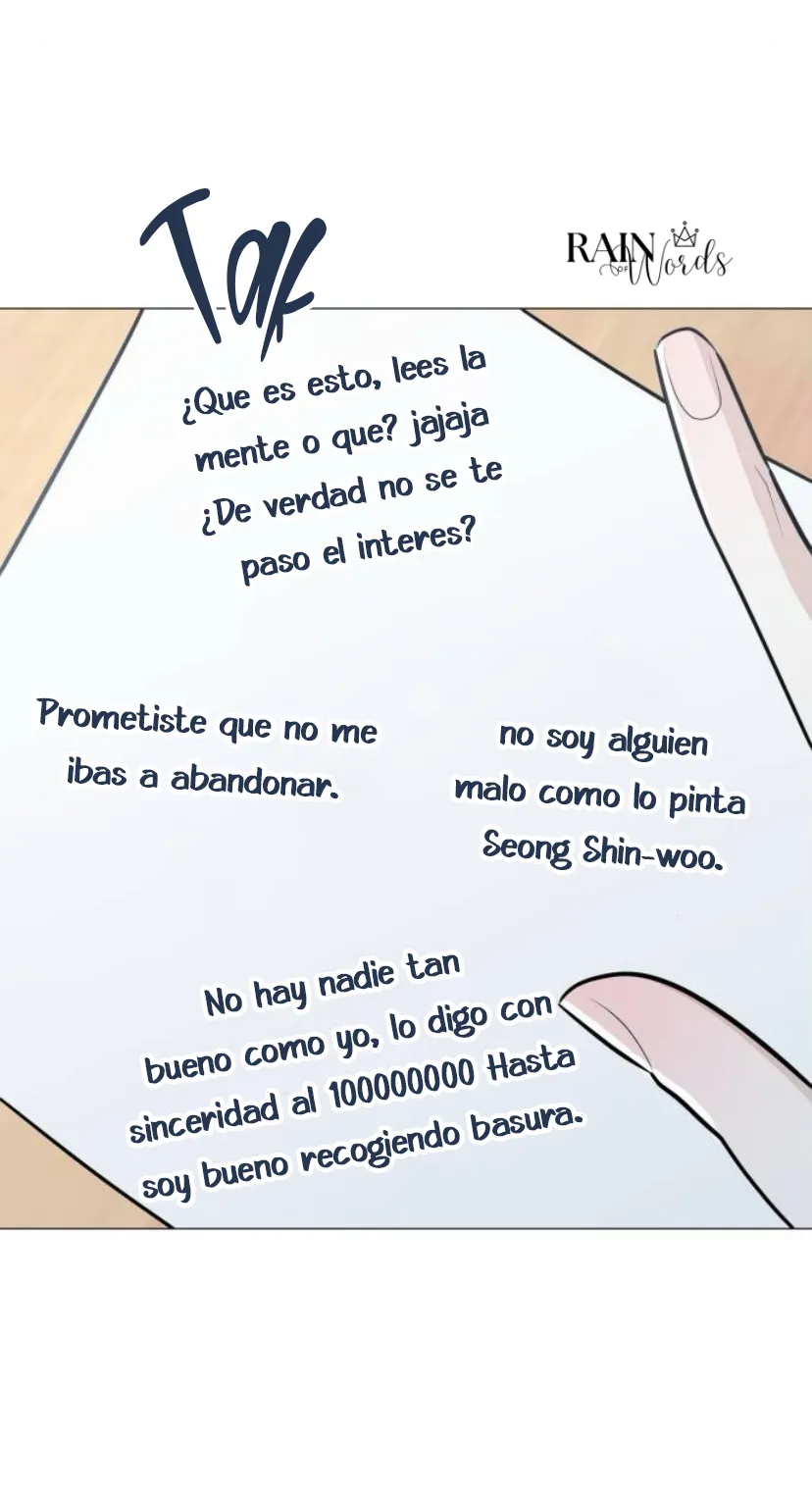 El hashtag es: El primer amor. capítulo 8, página 94
