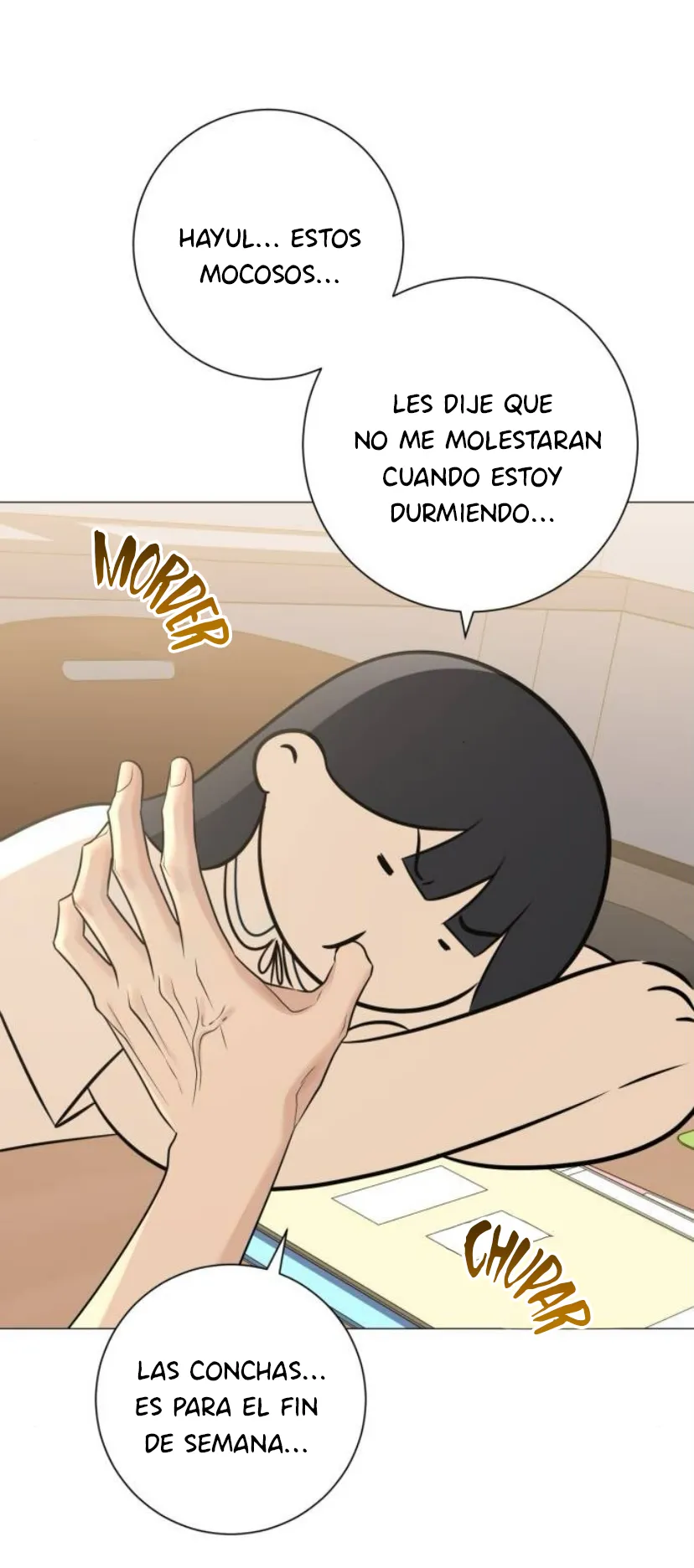El hashtag es: El primer amor. capítulo 9, página 137