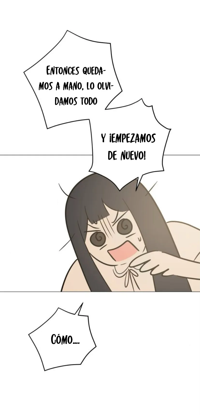 El hashtag es: El primer amor. capítulo 9, página 162