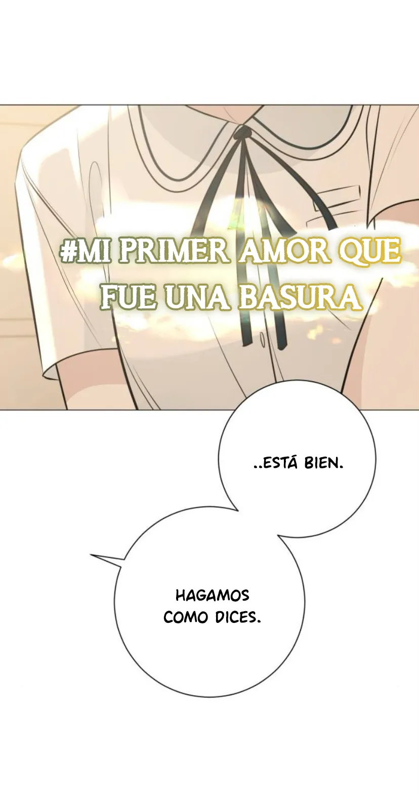 El hashtag es: El primer amor. capítulo 9, página 176