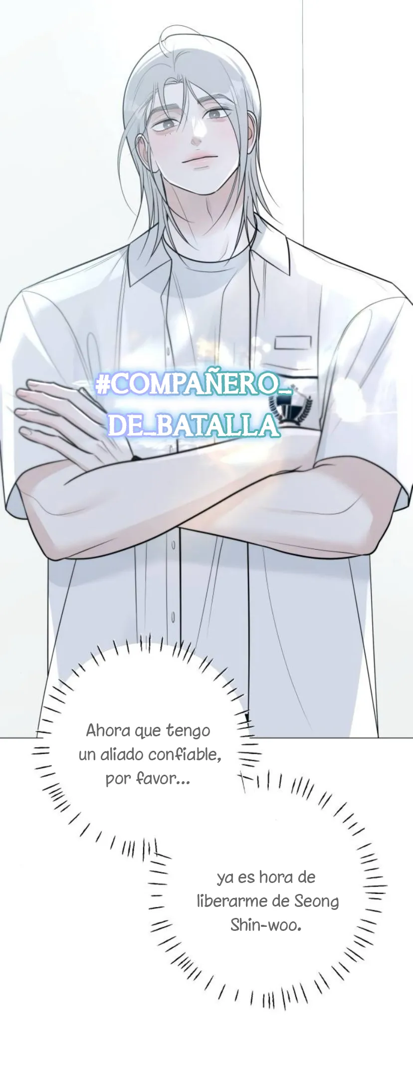 El hashtag es: El primer amor. capítulo 9, página 68