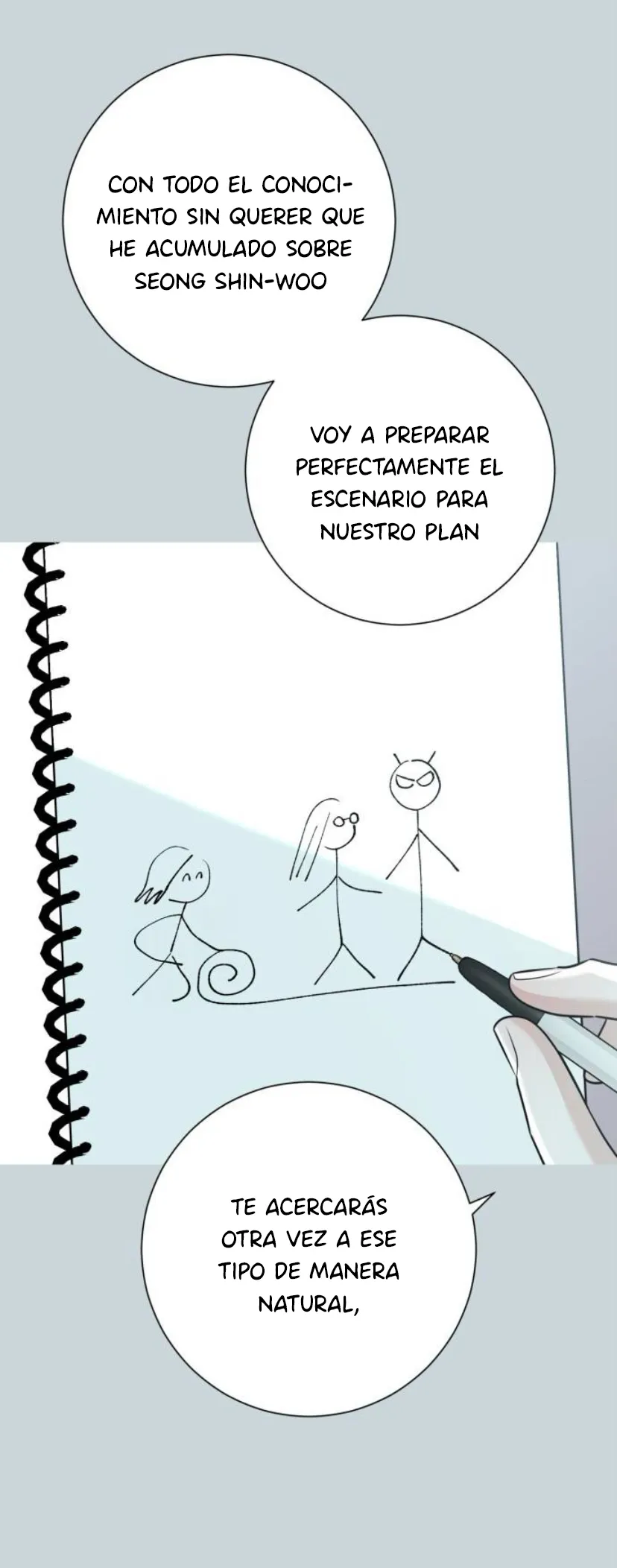El hashtag es: El primer amor. capítulo 9, página 94