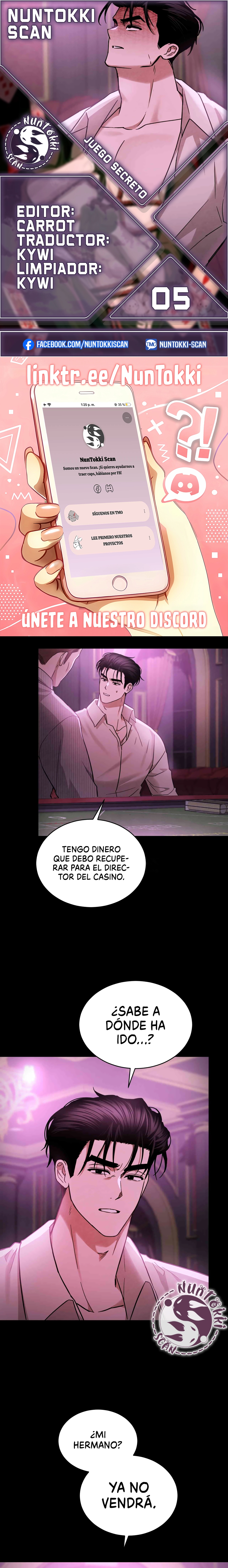 Juego Secreto capítulo 5, página 1