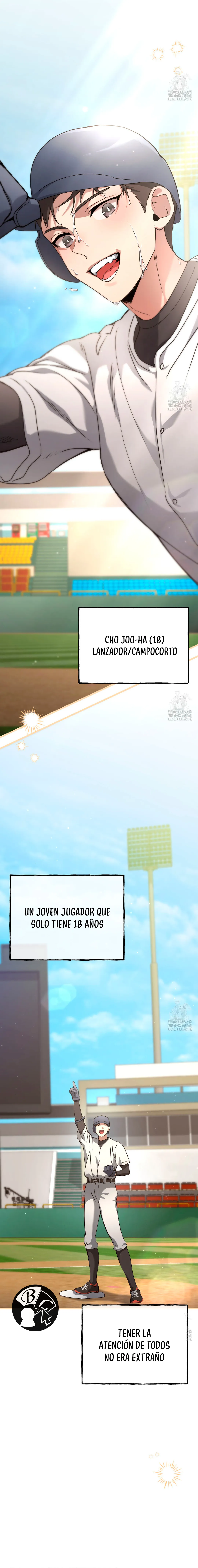 Jugador de béisbol malcriado capítulo 1, página 9