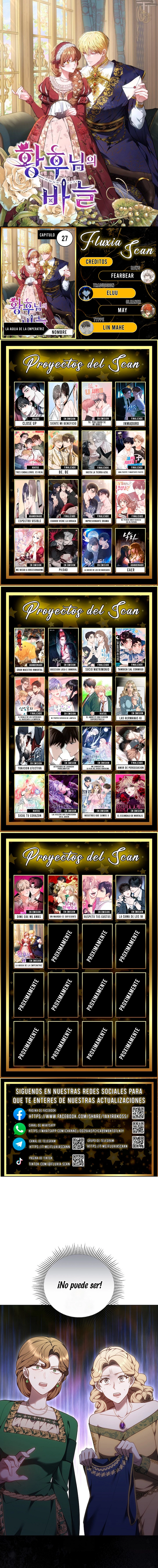 La aguja de la Emperatriz capítulo 27, página 1