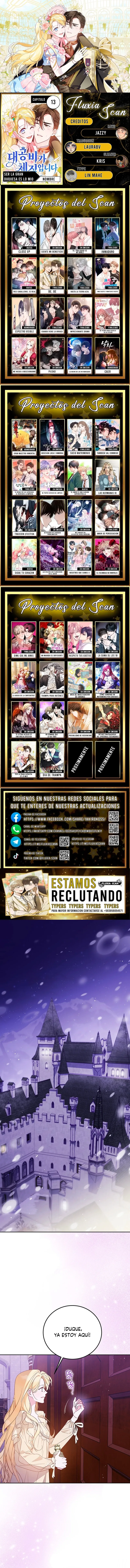 Ser la gran duquesa es lo mío capítulo 13, página 1