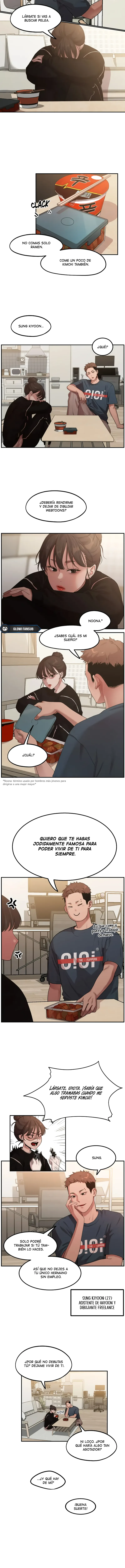 La sagrada vida de un artista de webcómics capítulo 1, página 9