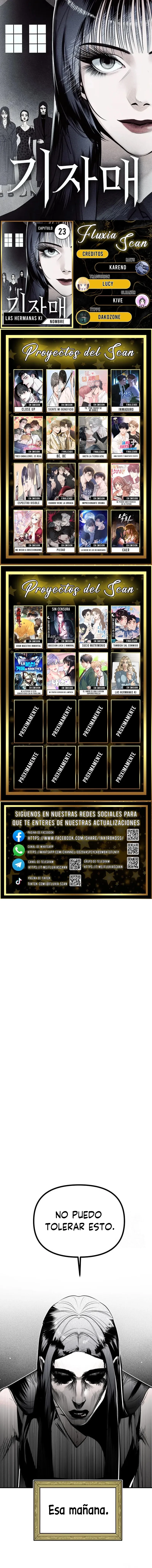 Las hermanas ki capítulo 23, página 1