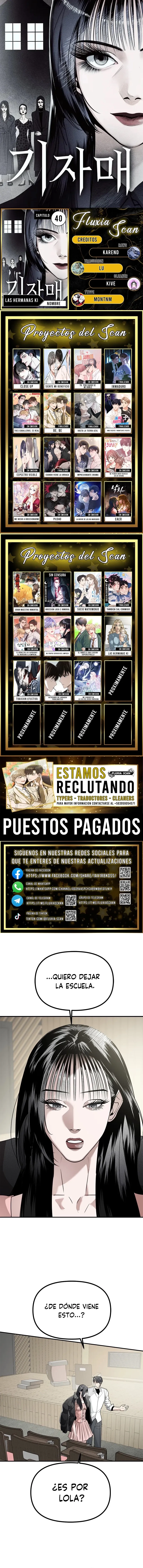 Las hermanas ki capítulo 40, página 1