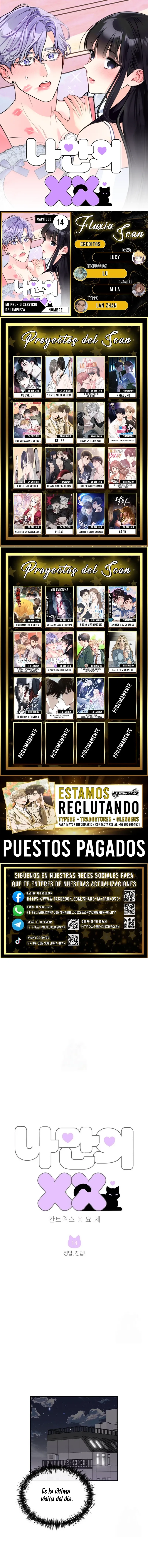 Mi propio servicio de limpieza capítulo 14, página 1