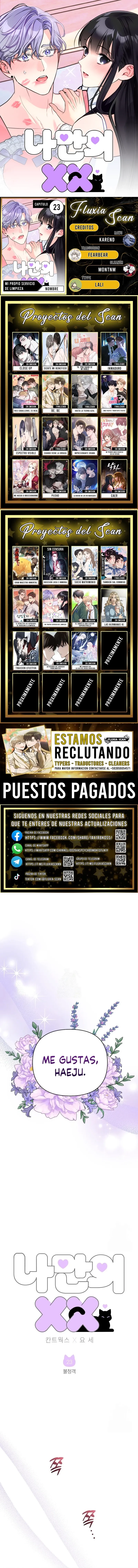 Mi propio servicio de limpieza capítulo 23, página 1