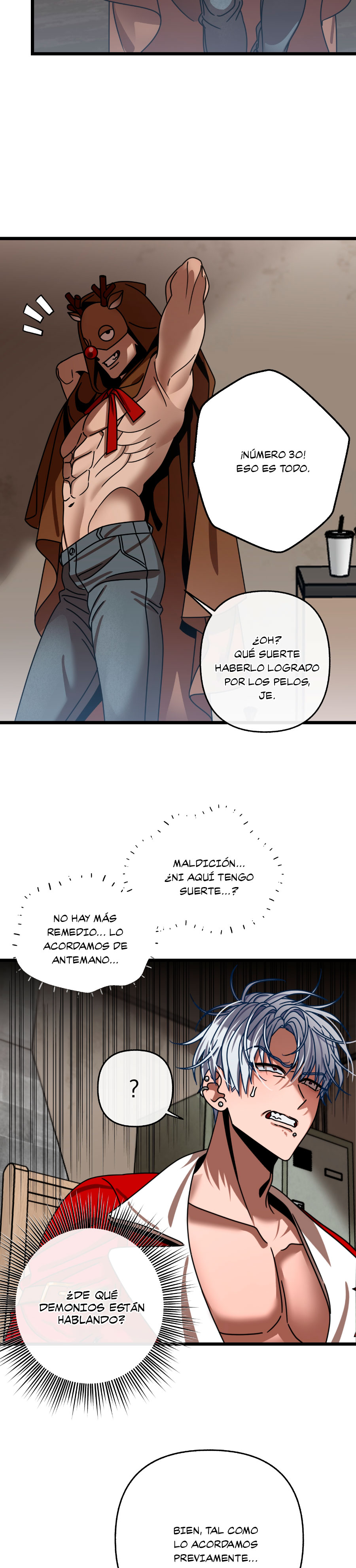 MZ Santa Y Los Renos Hambrientos capítulo 2, página 4