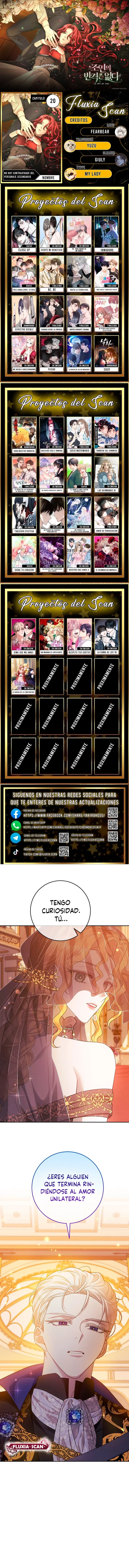 No hay contraataque del personaje secundario capítulo 20, página 1