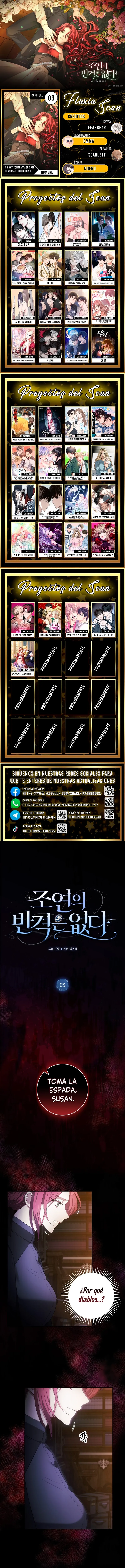 No hay contraataque del personaje secundario capítulo 3, página 1