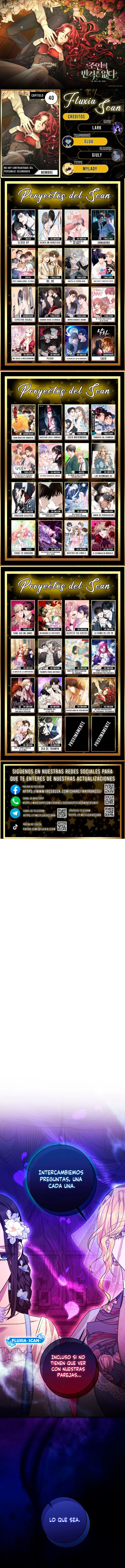 No hay contraataque del personaje secundario capítulo 40, página 1