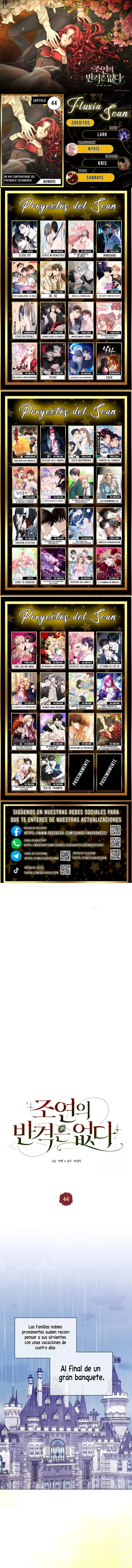 No hay contraataque del personaje secundario capítulo 44, página 1