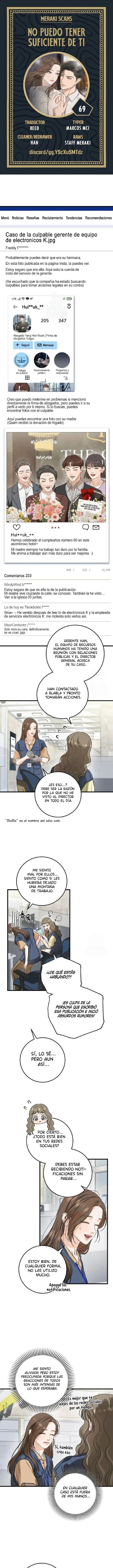 No me canso de ti capítulo 69, página 1