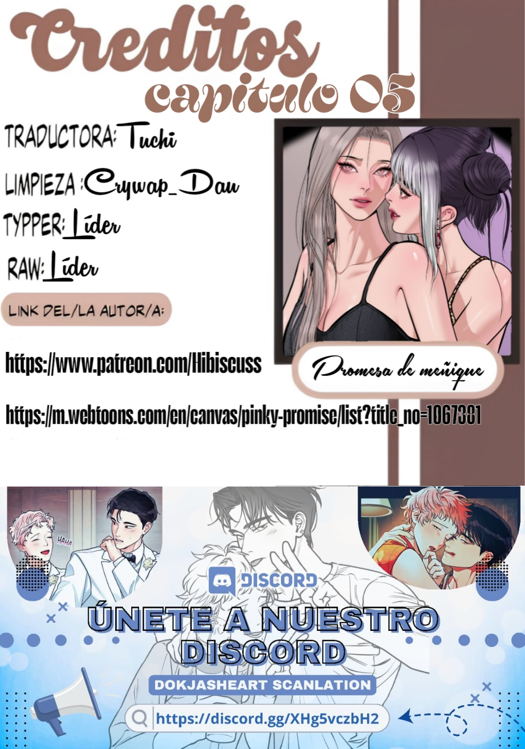 Promesa de meñique capítulo 5, página 1