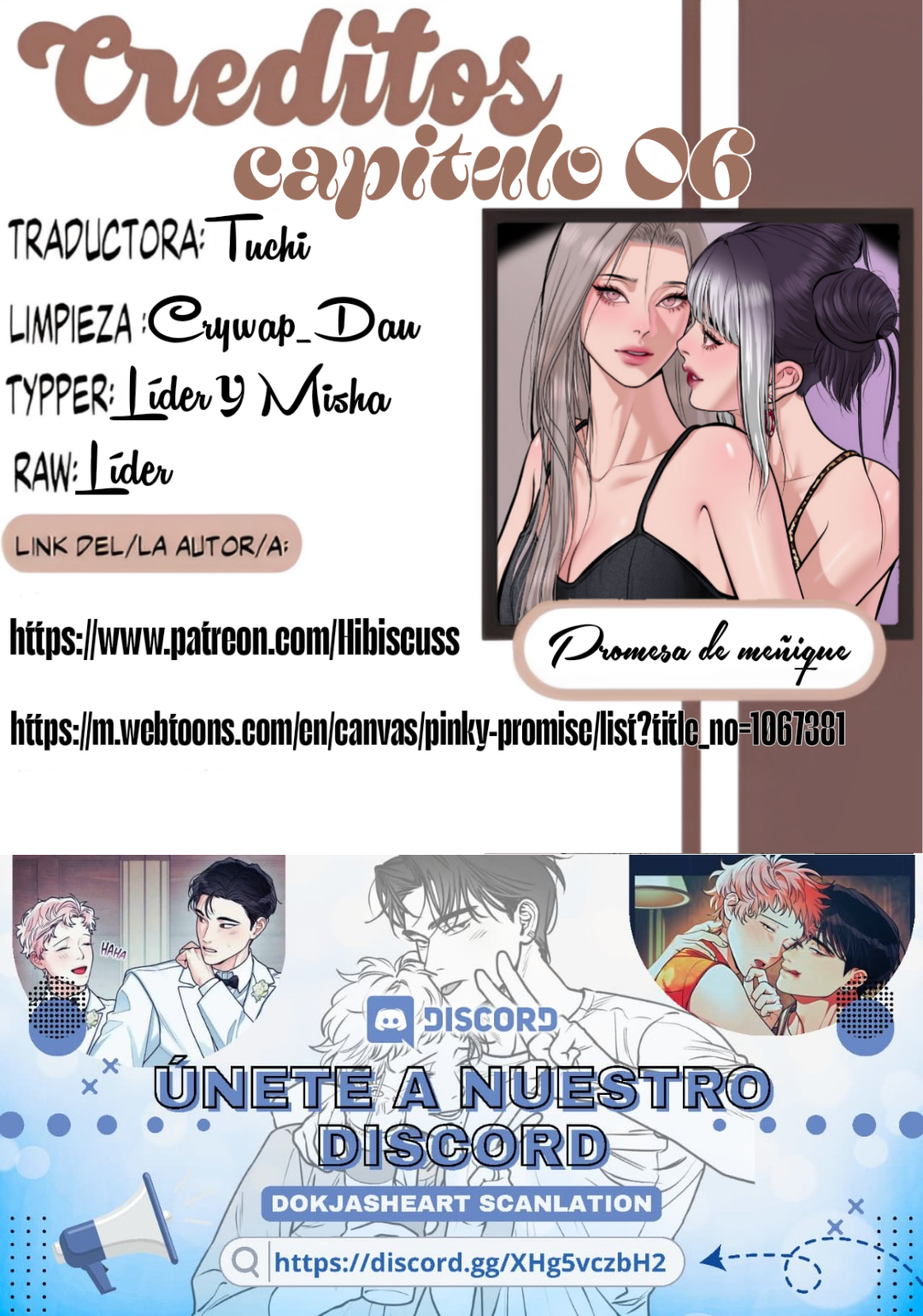 Promesa de meñique capítulo 6, página 1