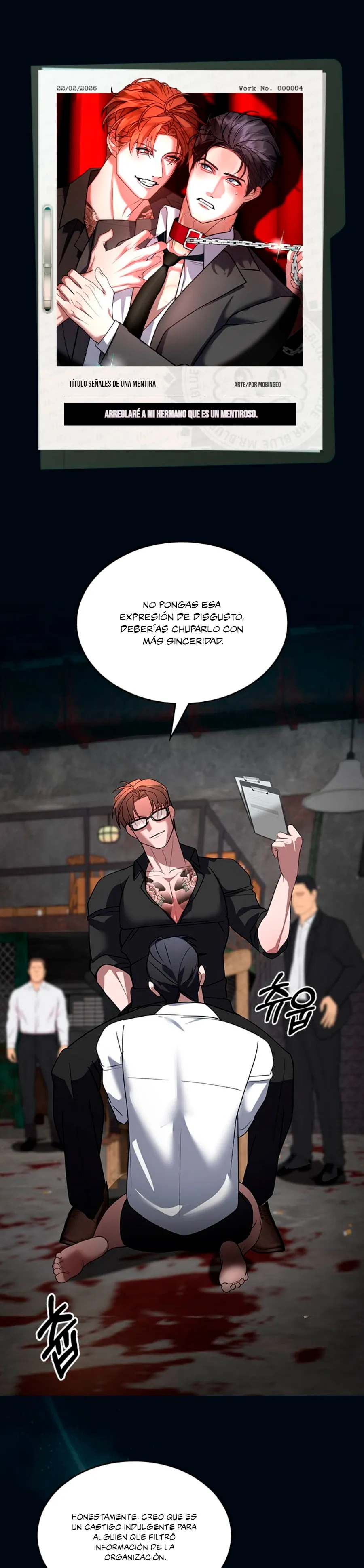 Señales de mentira capítulo 0, página 1