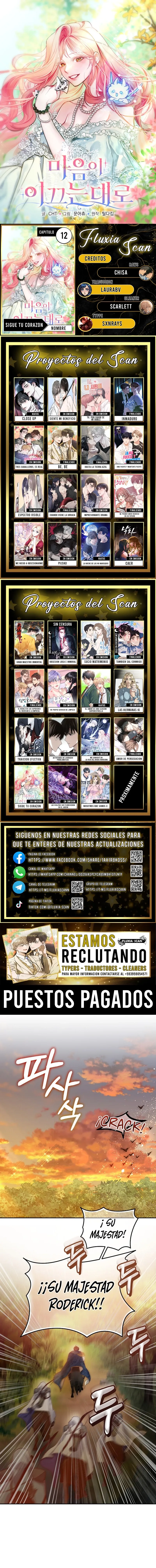 Sigue tu corazón capítulo 12, página 1