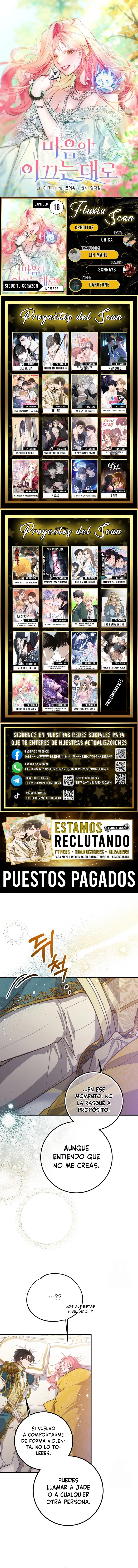 Sigue tu corazón capítulo 16, página 1