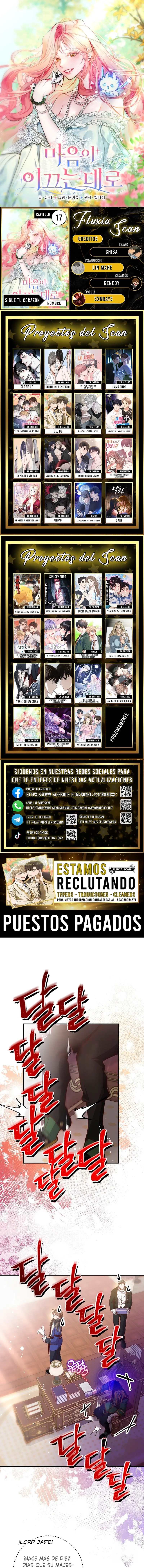 Sigue tu corazón capítulo 17, página 1