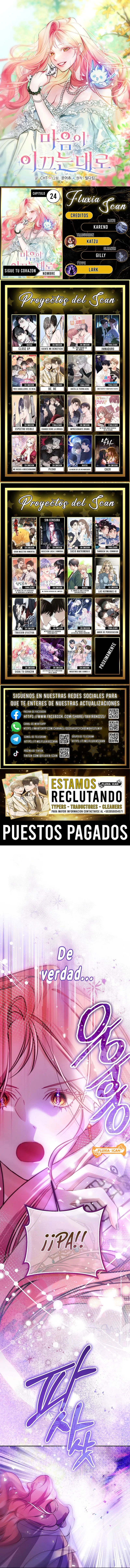 Sigue tu corazón capítulo 24, página 1