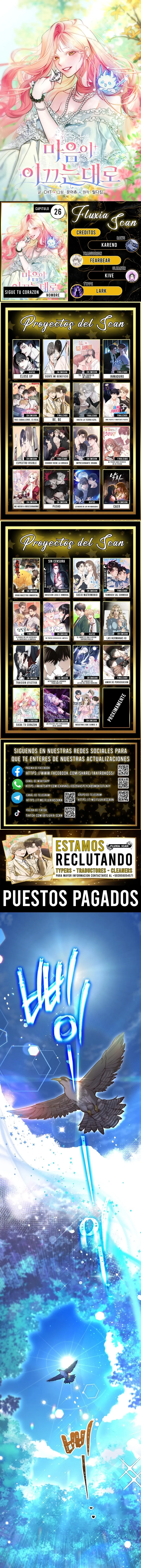 Sigue tu corazón capítulo 26, página 1
