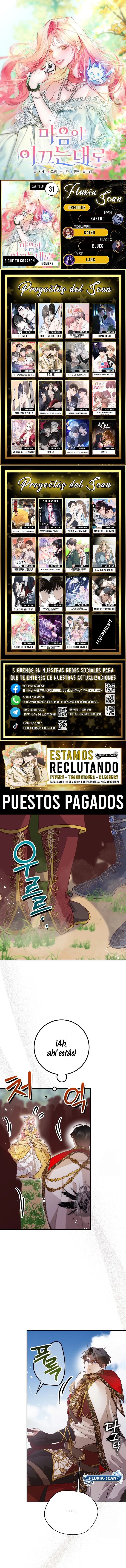 Sigue tu corazón capítulo 31, página 1
