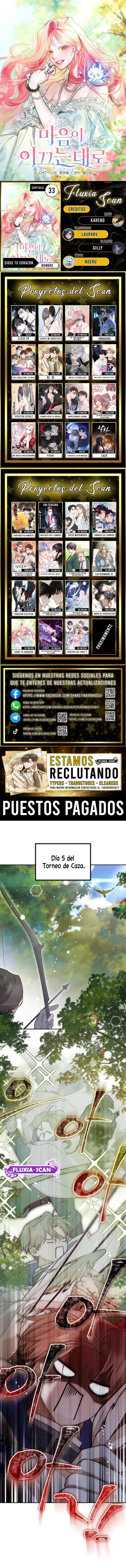 Sigue tu corazón capítulo 33, página 1