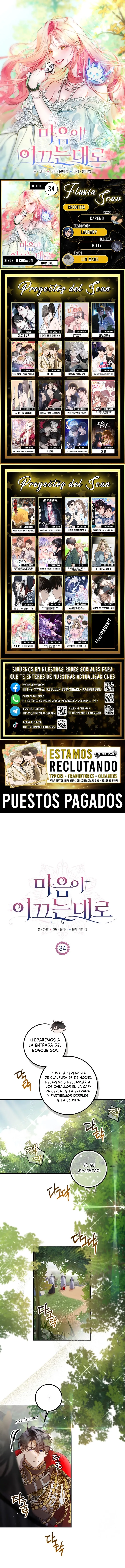 Sigue tu corazón capítulo 34, página 1