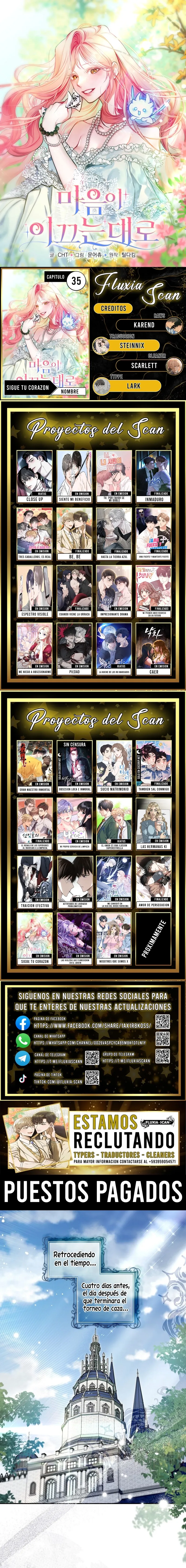 Sigue tu corazón capítulo 35, página 1
