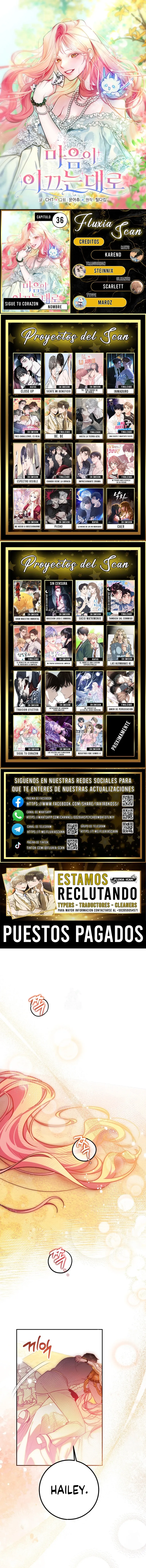 Sigue tu corazón capítulo 36, página 1