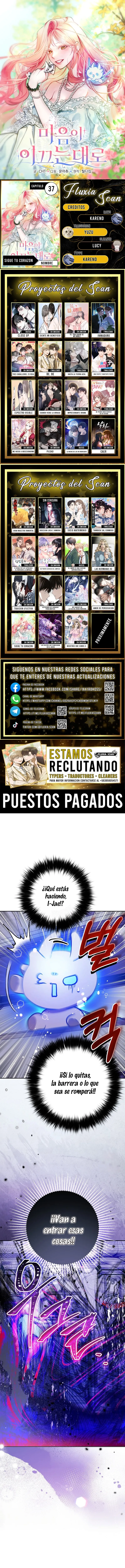 Sigue tu corazón capítulo 37, página 1