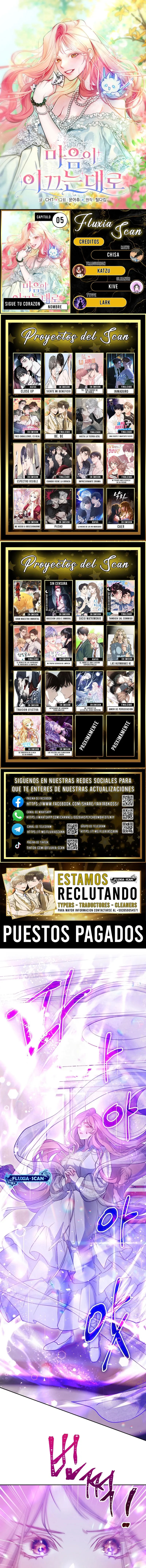 Sigue tu corazón capítulo 5, página 1